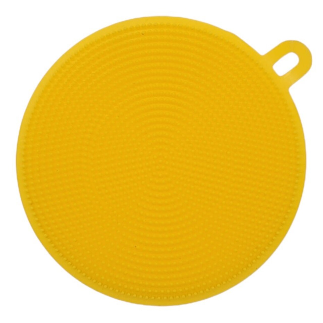 Handy Housewares 4" Round Silicone Dish Scrubbing Sponge / Vegetable Scrubber Brush